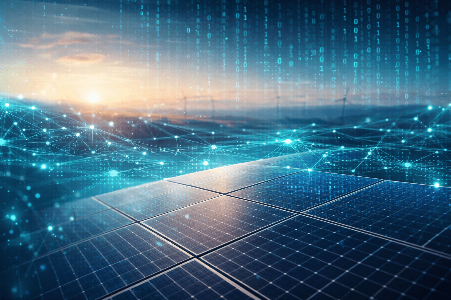 AI and Solar Concept